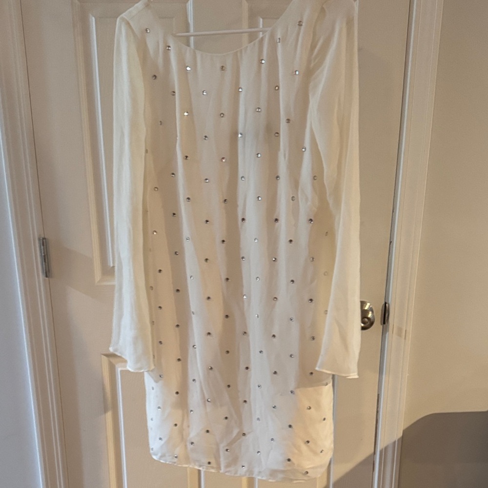 Allen B. By Allen Schwartz White Mini Dress